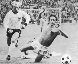 El penalti a Cruyff en el mundial de Alemania 1974